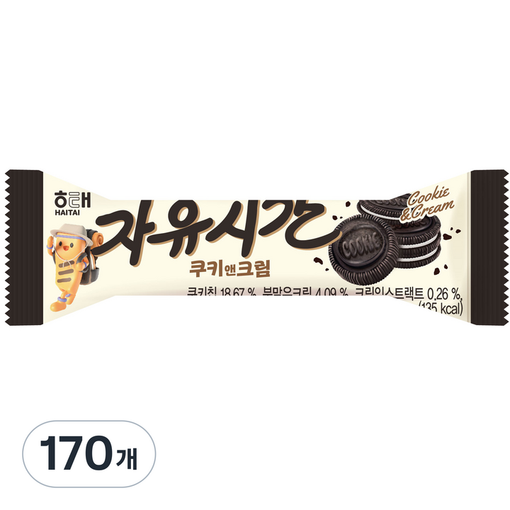 자유시간 쿠키앤크림, 30g, 170개