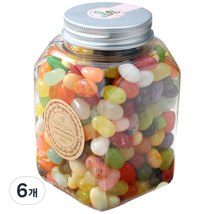 젤리벨리 젤리빈 사탕세트 2호, 350g, 6개