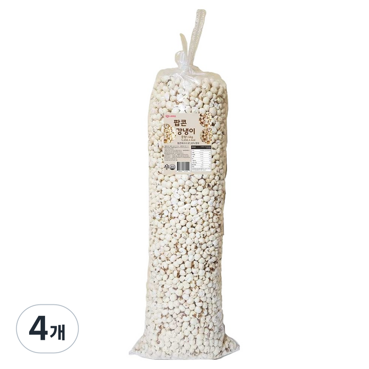 스위트영 팝콘 강냉이, 1.4kg, 4개