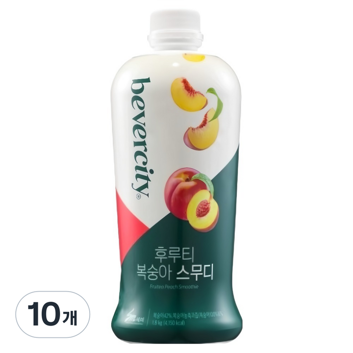 베버시티 세미 후르츠 복숭아 스무디, 10개, 1.8kg