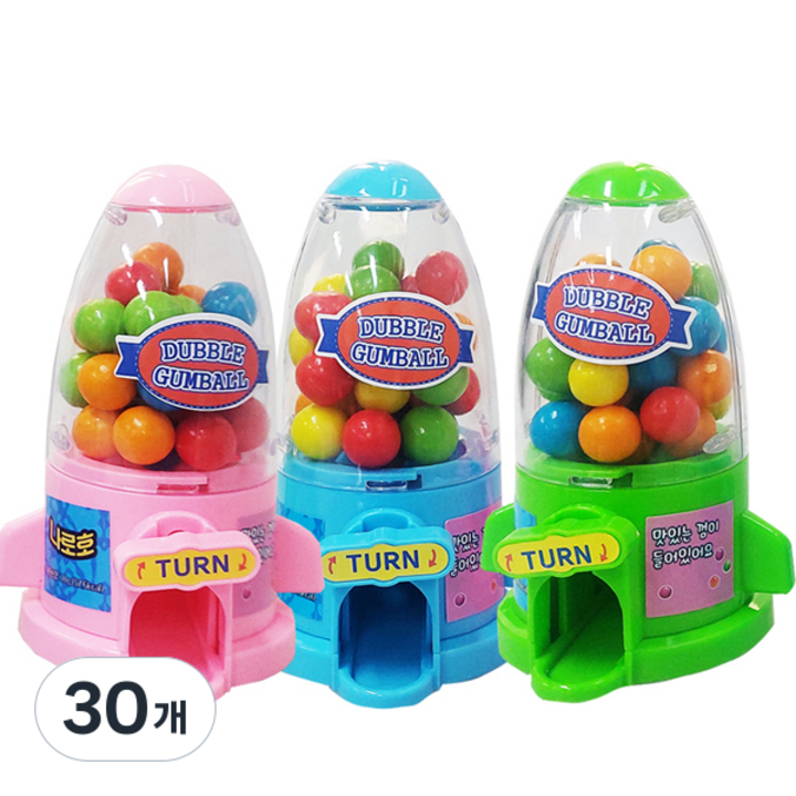 검볼머신 츄잉껌, 30g, 30개
