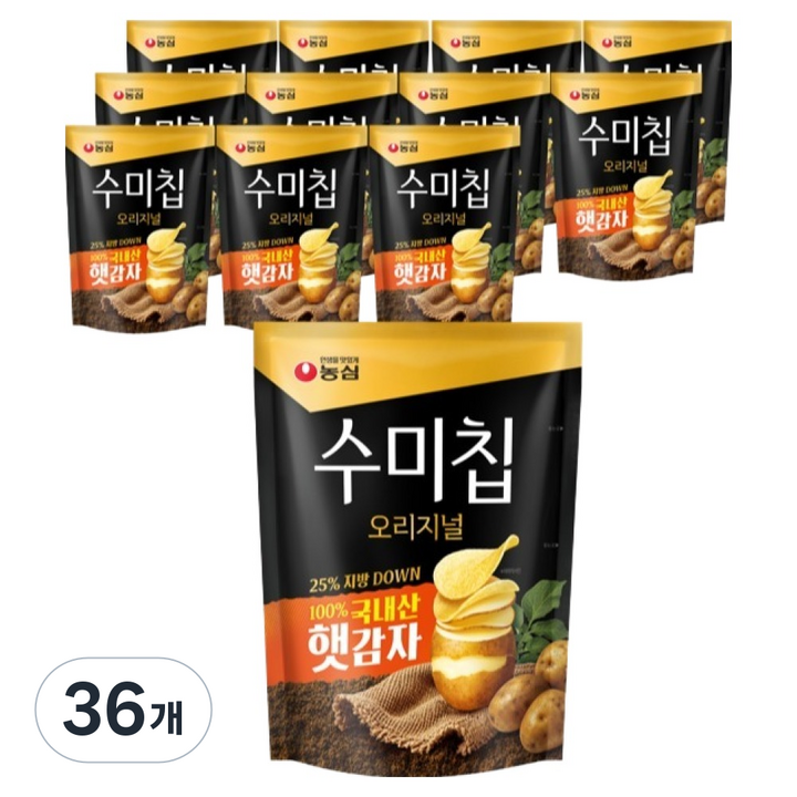 수미칩 오리지널, 85g, 36개