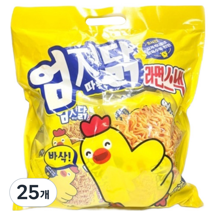 엄지닭라면스낵 오리지널, 400g, 25개