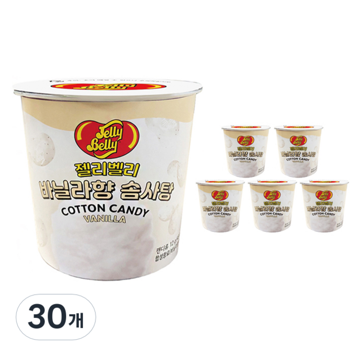 젤리벨리 바닐라향 솜사탕, 12g, 30개