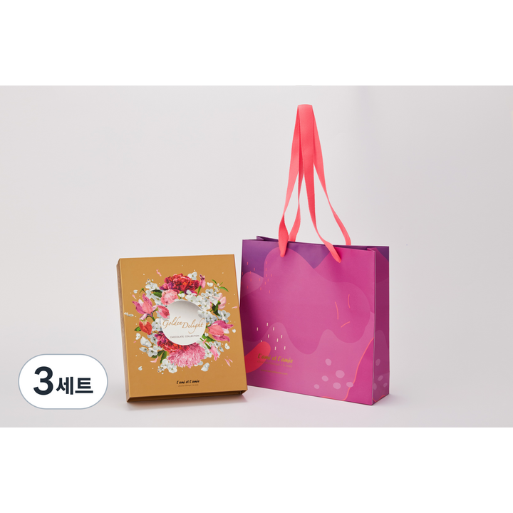 라미엣라미 골든 딜라이트 노슈거 볼초콜릿 세트, 240g, 3세트
