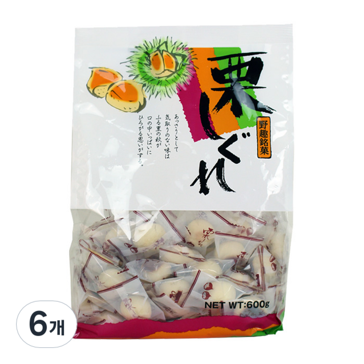 쿠리 시구레 대, 600g, 6개