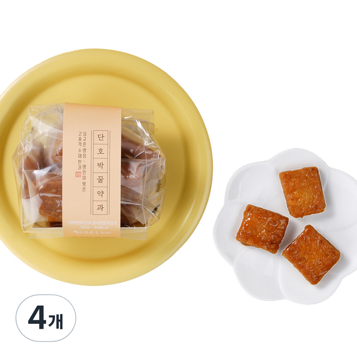 김규흔한과 단호박꿀약과, 100g, 4개