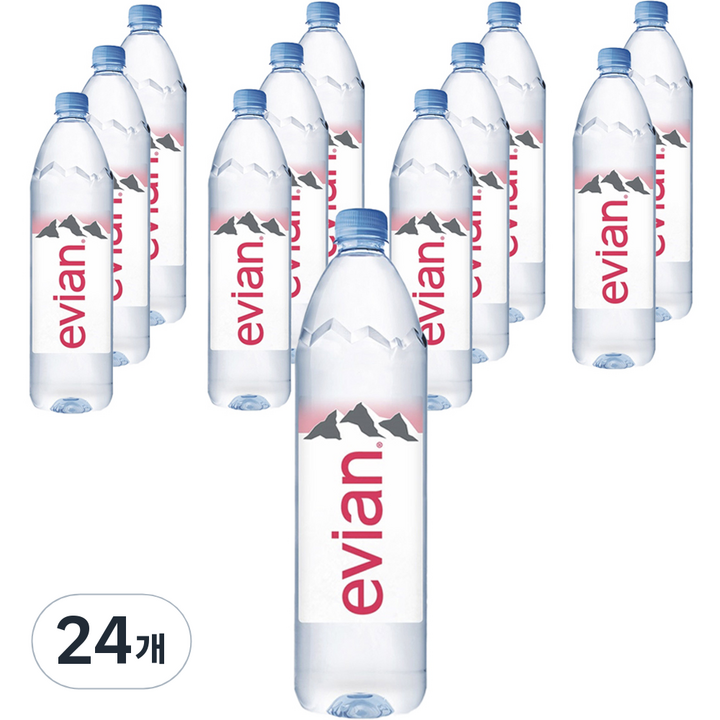 에비앙 생수, 1L, 24개