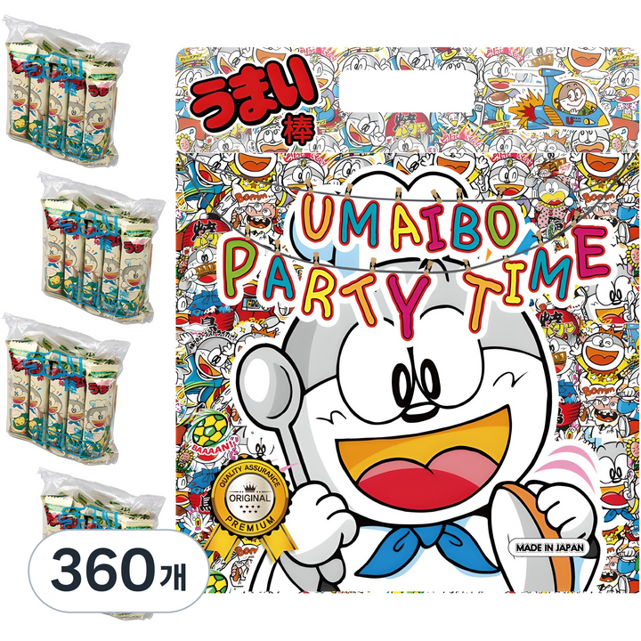 우마이봉 파티타임 콘스프맛, 6g, 360개