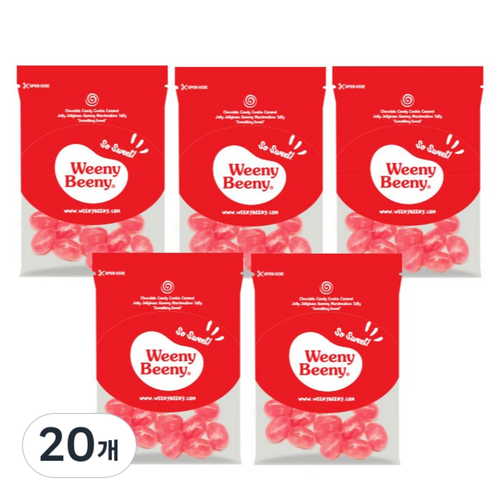 위니비니 버블껌맛 젤리빈 C, 50g, 20개