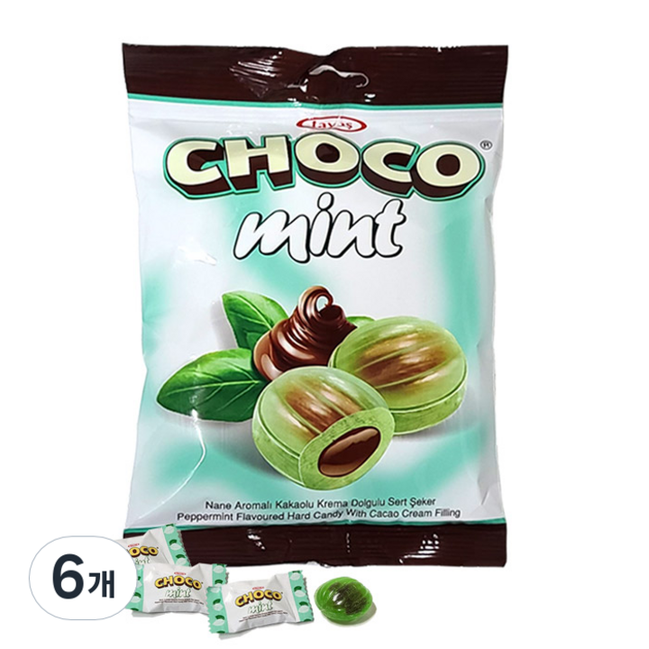 타야스 초코 민트 캔디 200p, 6개, 1kg