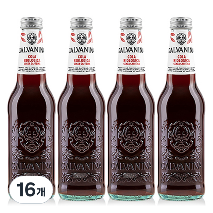 갈바니나 노카페인 유기농 콜라, 16개, 355ml