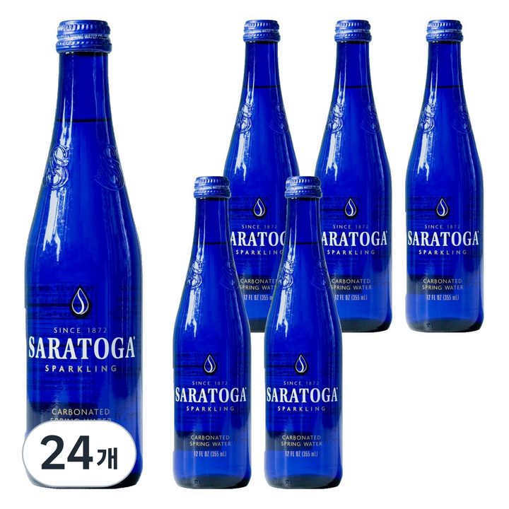 사라토가 탄산수, 355ml, 24개