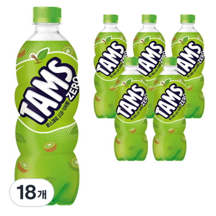 탐스제로 사과키위향, 600ml, 18개