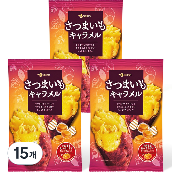 세이카 고구마 모찌 카라멜, 103g, 15개