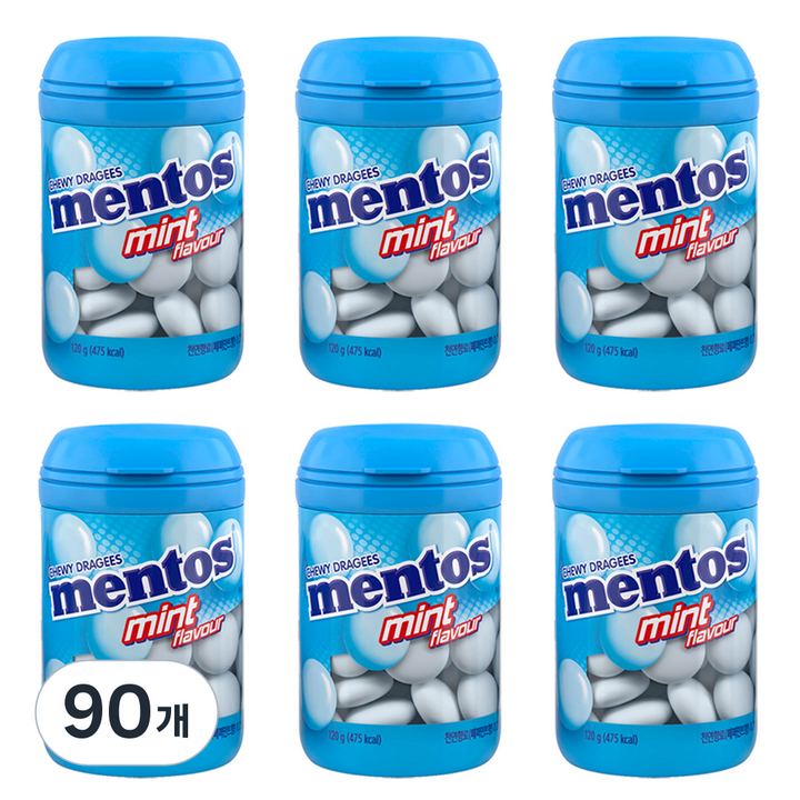 멘토스 민트맛 바틀, 120g, 90개