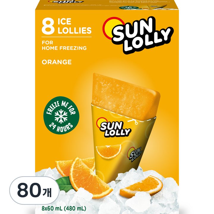 코로 썬롤리 아이스 오렌지, 60ml, 80개