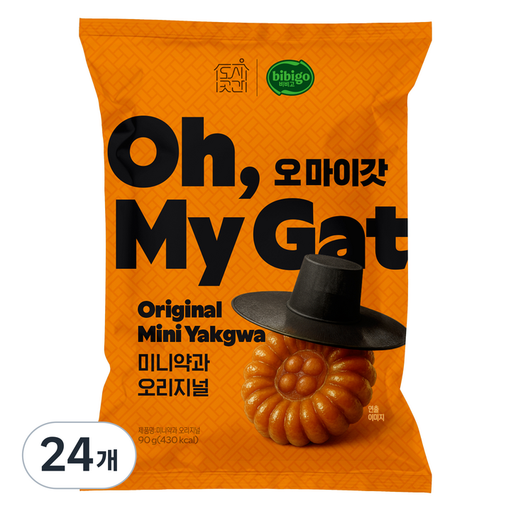 도시곳간 오마이갓 미니약과 오리지널, 24개, 90g