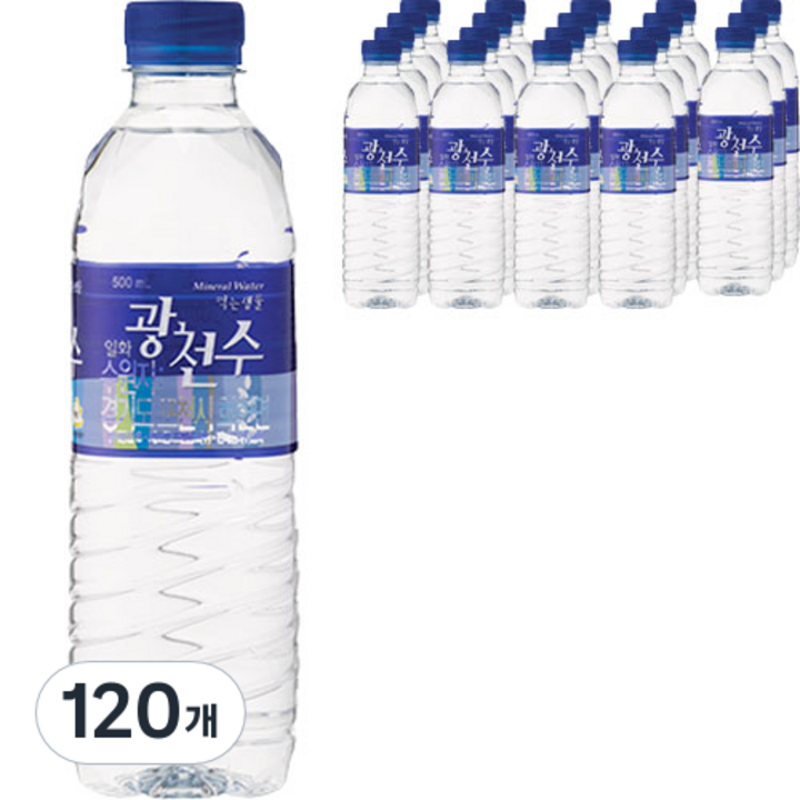 일화 광천수, 120개, 500ml