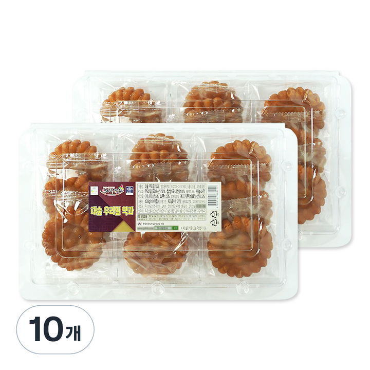 담양 전통한과 우리밀약과 10p, 430g, 10개