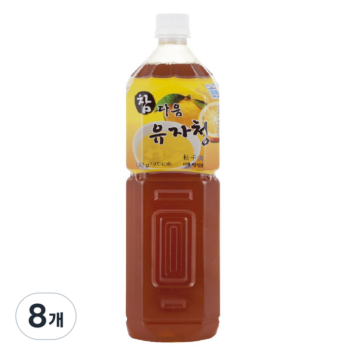 파낙스 참다음 유자청, 1.5L, 8개