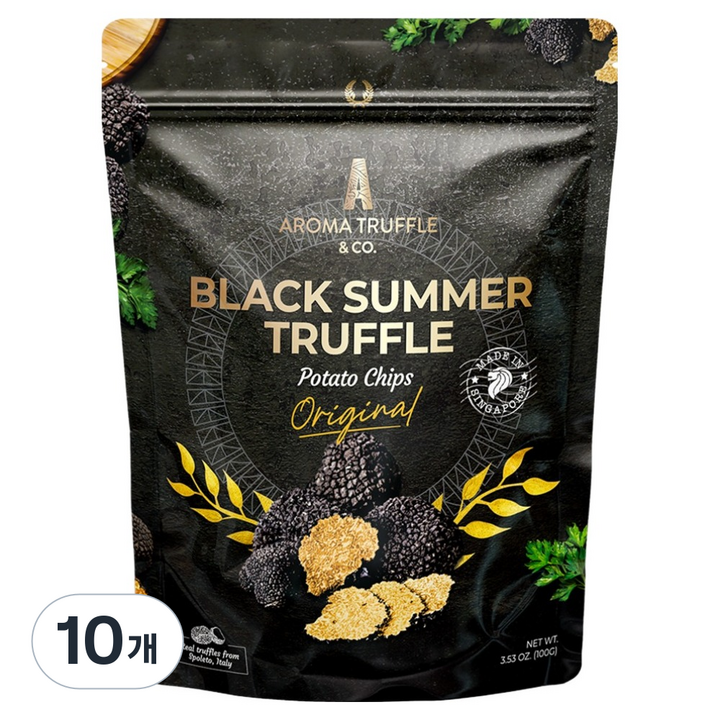 아로마트러플 블랙써머 트러플 포테이토칩 오리지널, 100g, 10개