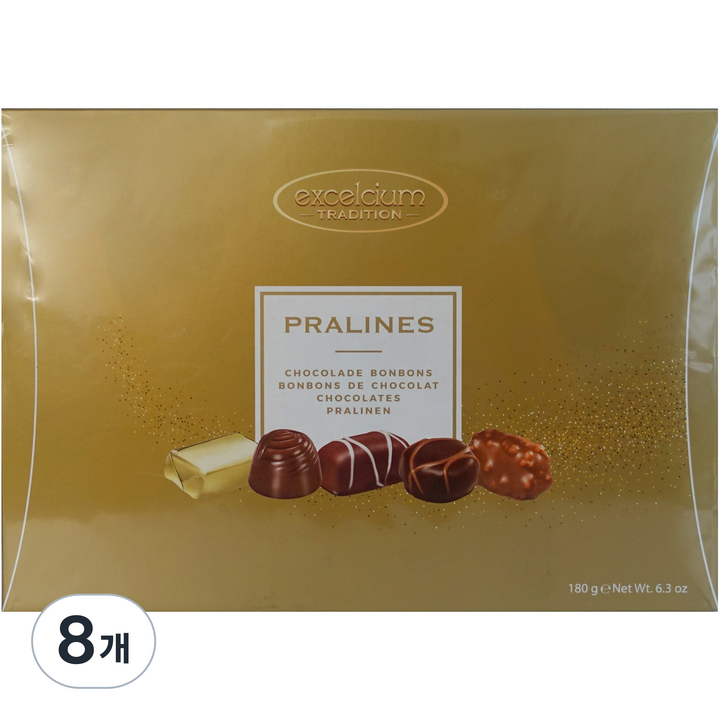 햄렛 프랄린 본본스 디 초콜릿 골드, 180g, 8개