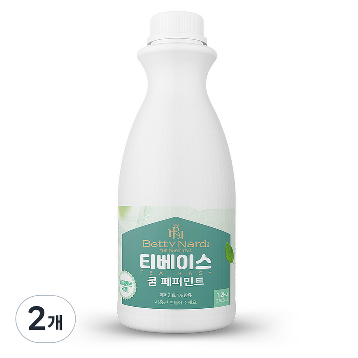 베티나르디 티베이스 쿨 페퍼민트, 1.2kg, 2개