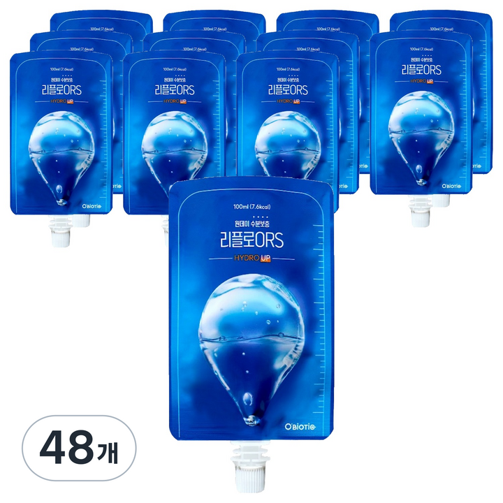 오바이오틱 리플로 ORS 하이드로업, 48개, 100ml