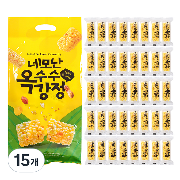 네모난 옥수수강정 40p, 320g, 15개