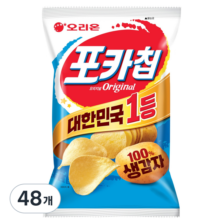 포카칩 오리지널, 110g, 48개