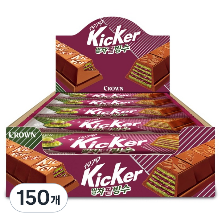 키커 말차 팥빙수 초코바, 28g, 150개