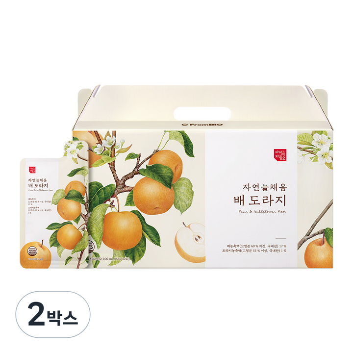 프롬바이오 자연늘채움 배 도라지즙 30p, 2.1L