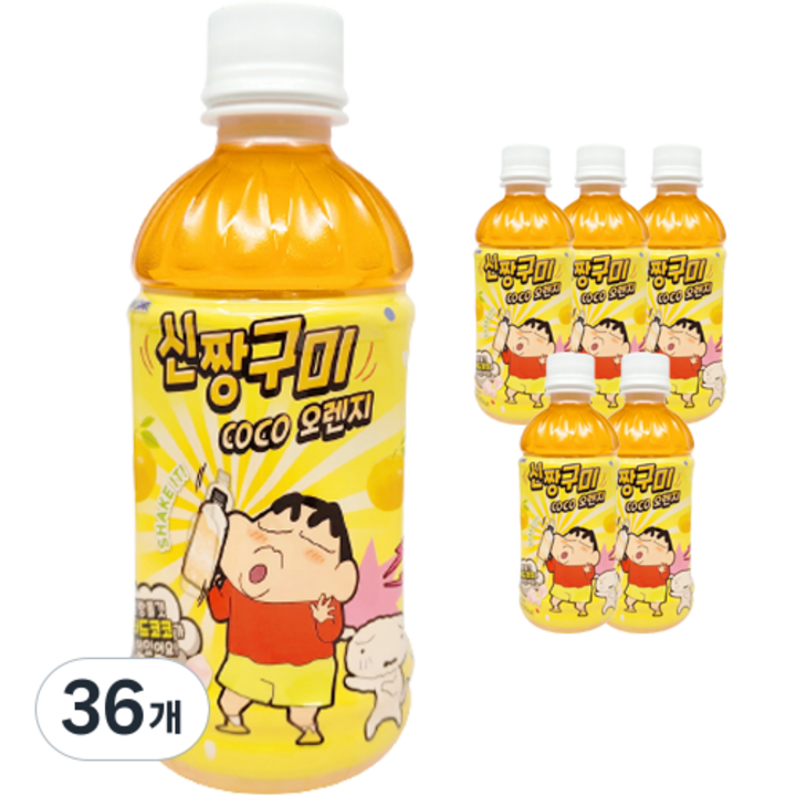 신짱구미 COCO 오렌지, 340ml, 36개