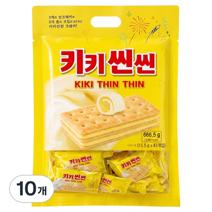 키키씬씬 크래커, 666.5g, 10개