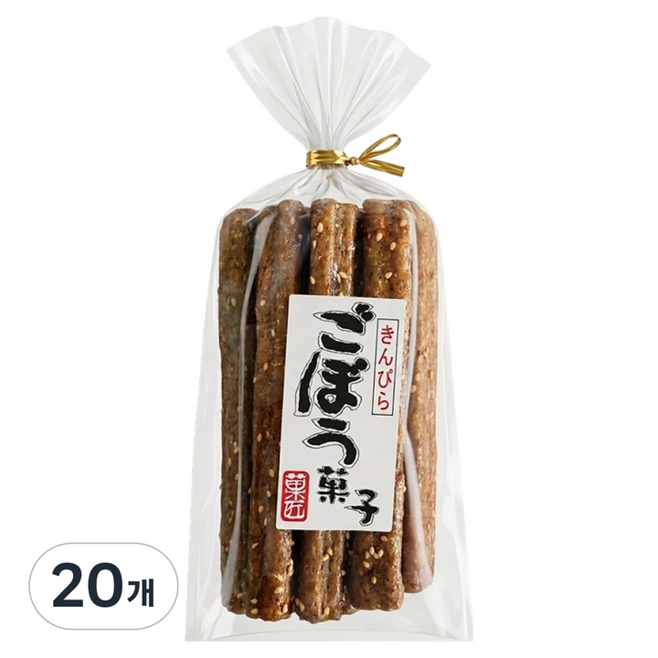 타이코 킨피라 코보우카시 우엉과자, 20개, 130g
