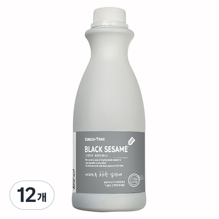 GreenTree 흑임자 베이스, 12개, 1.2kg