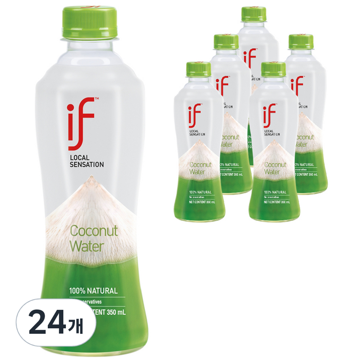 if 오리지널 코코넛워터, 350ml, 24개