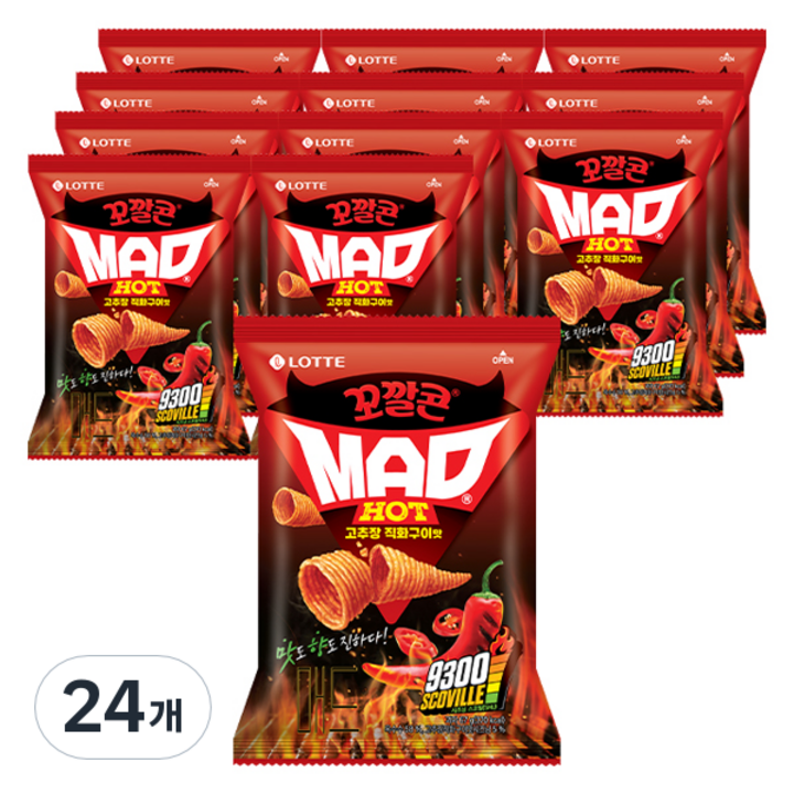 꼬깔콘 고추장 직화구이맛, 67g, 24개