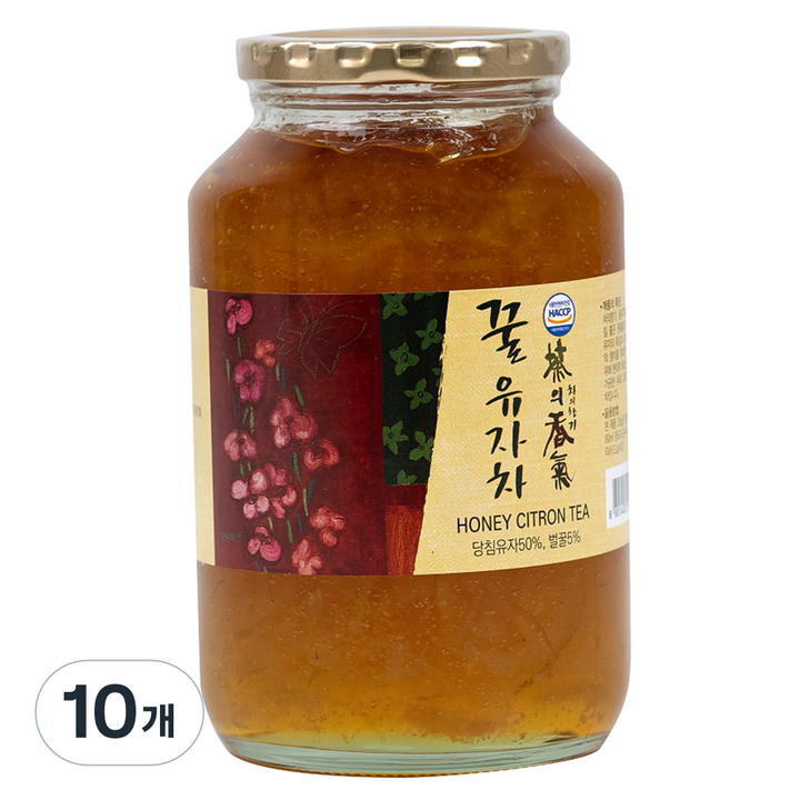 차의향기 꿀 유자차, 1kg, 1개입, 10개