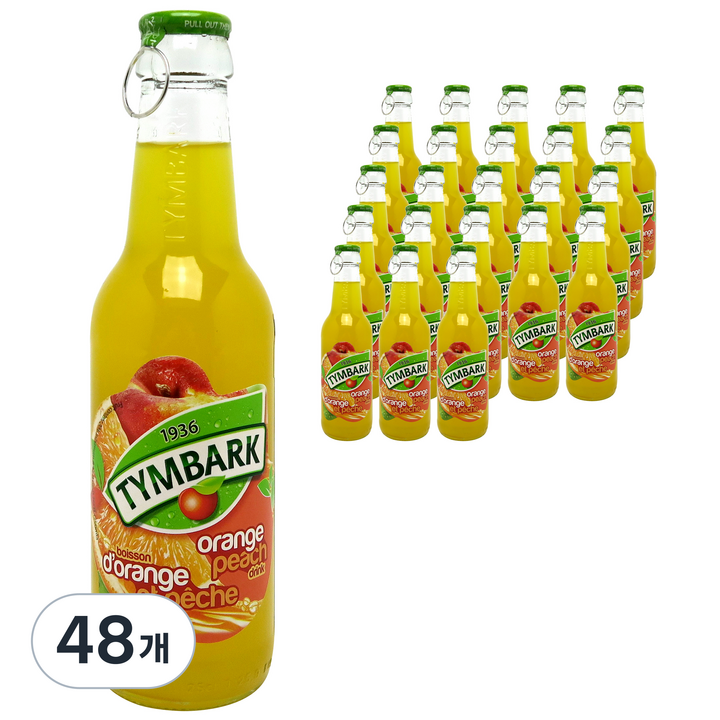 팀바크 오렌지 피치 주스, 250ml, 48개