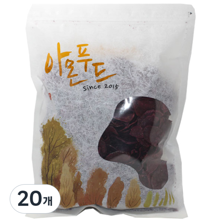 아몬푸드 자색 고구마칩, 20개, 400g