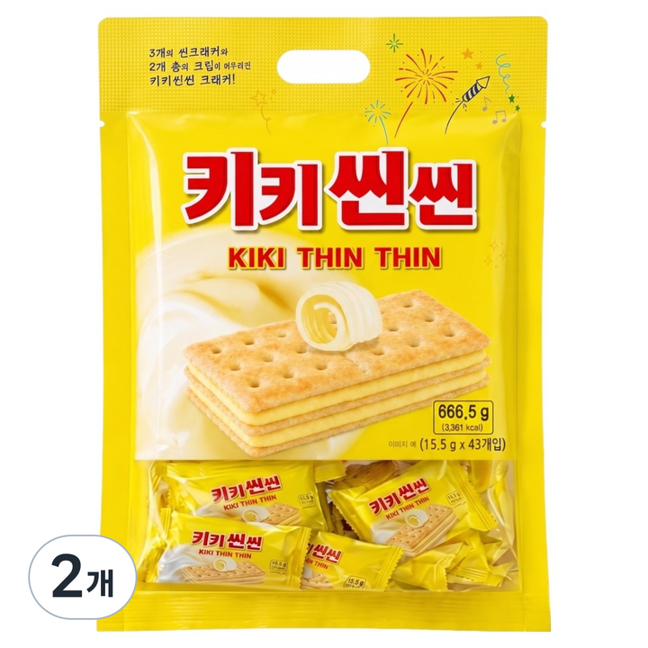 키키씬씬 크래커, 666.5g, 2개