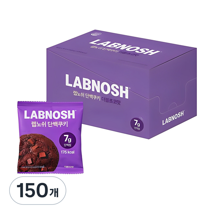 랩노쉬 단백쿠키 더블초코맛, 40g, 150개