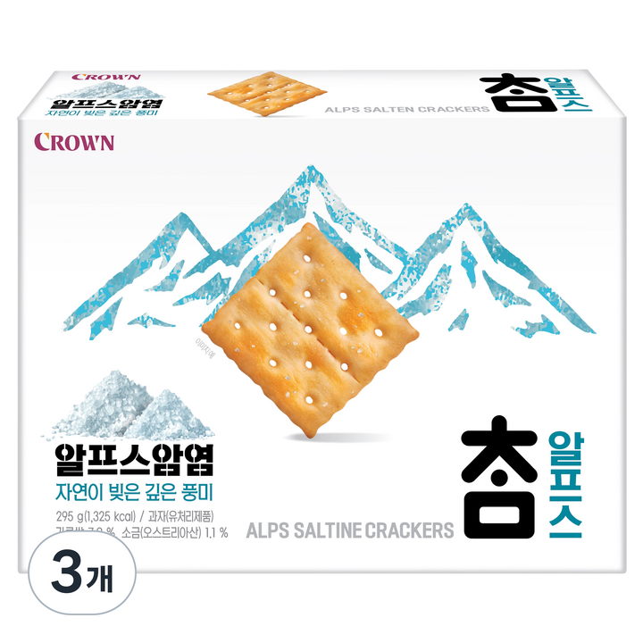 참크래커 참 알프스, 295g, 3개