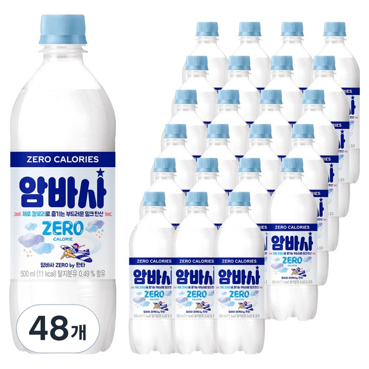 암바사 제로 by 환타, 500ml, 48개