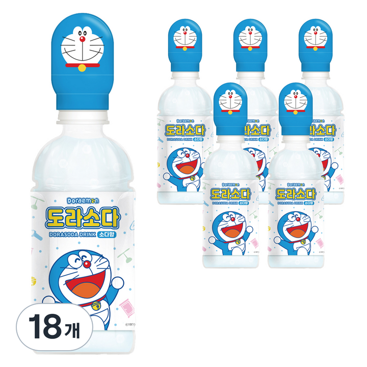 도라에몽 도라소다 소다맛 음료, 18개, 220ml