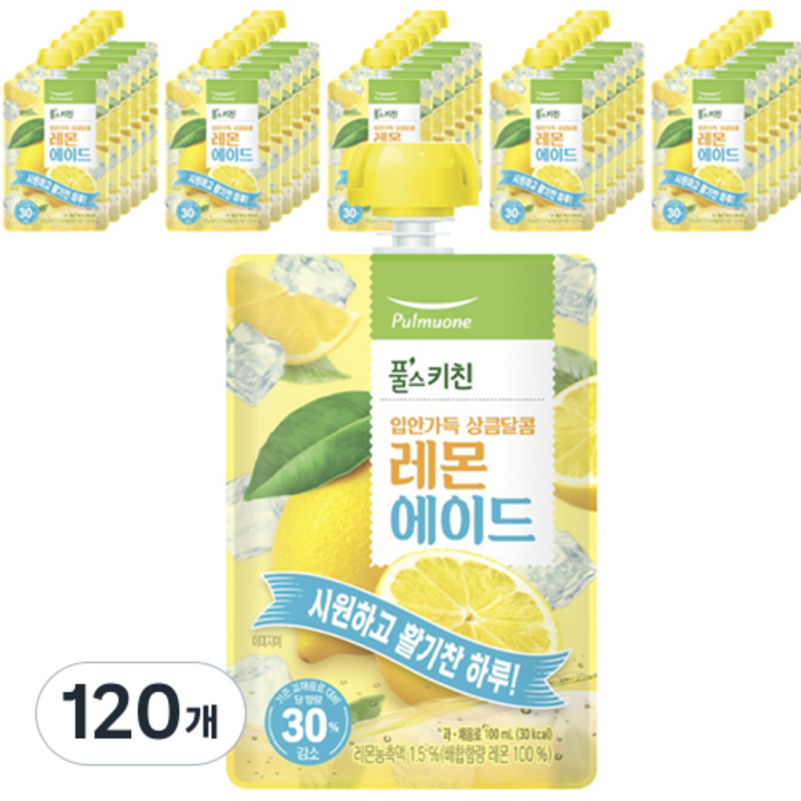 풀스키친 레몬에이드, 100ml, 120개