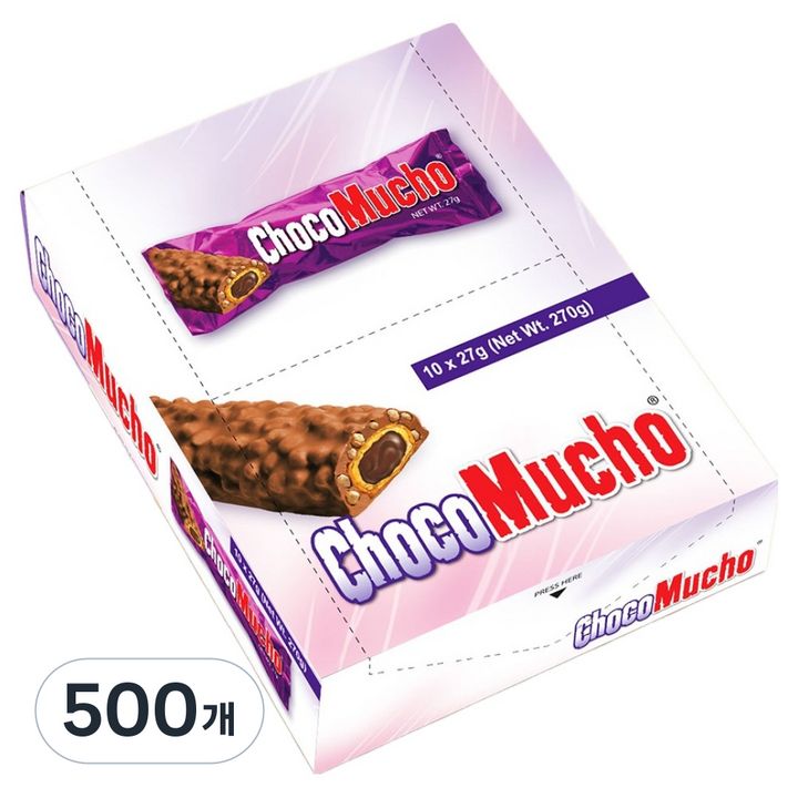 초코무초 초콜릿바 10p, 500개, 27g