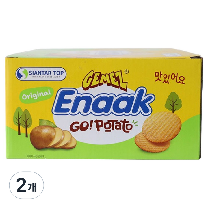 에낙 (Enaak) 고 포테이토 40p, 840g, 2개
